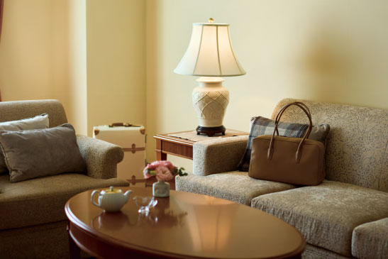 心地よい客室の空間