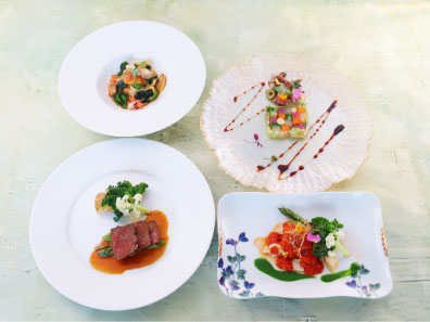 ディナーコース イルマーレ